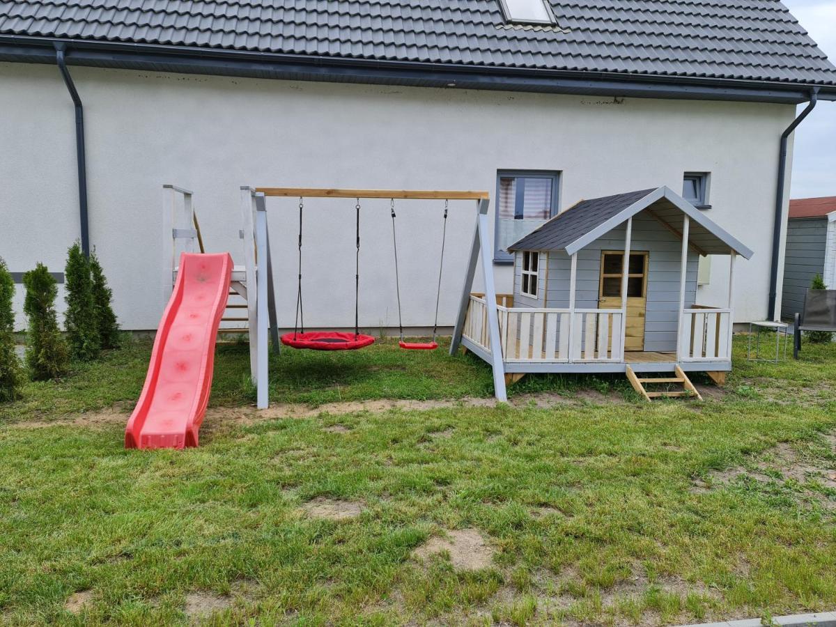 Domki Osada Kalinowa Leba Nowecin Sauna Łeba Exterior foto