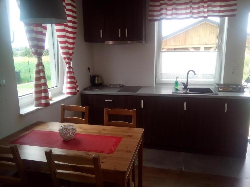 Domki Osada Kalinowa Leba Nowecin Sauna Łeba Exterior foto