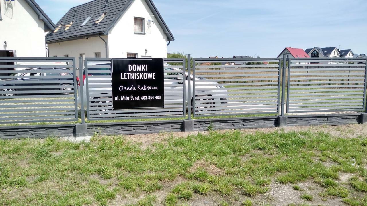 Domki Osada Kalinowa Leba Nowecin Sauna Łeba Exterior foto