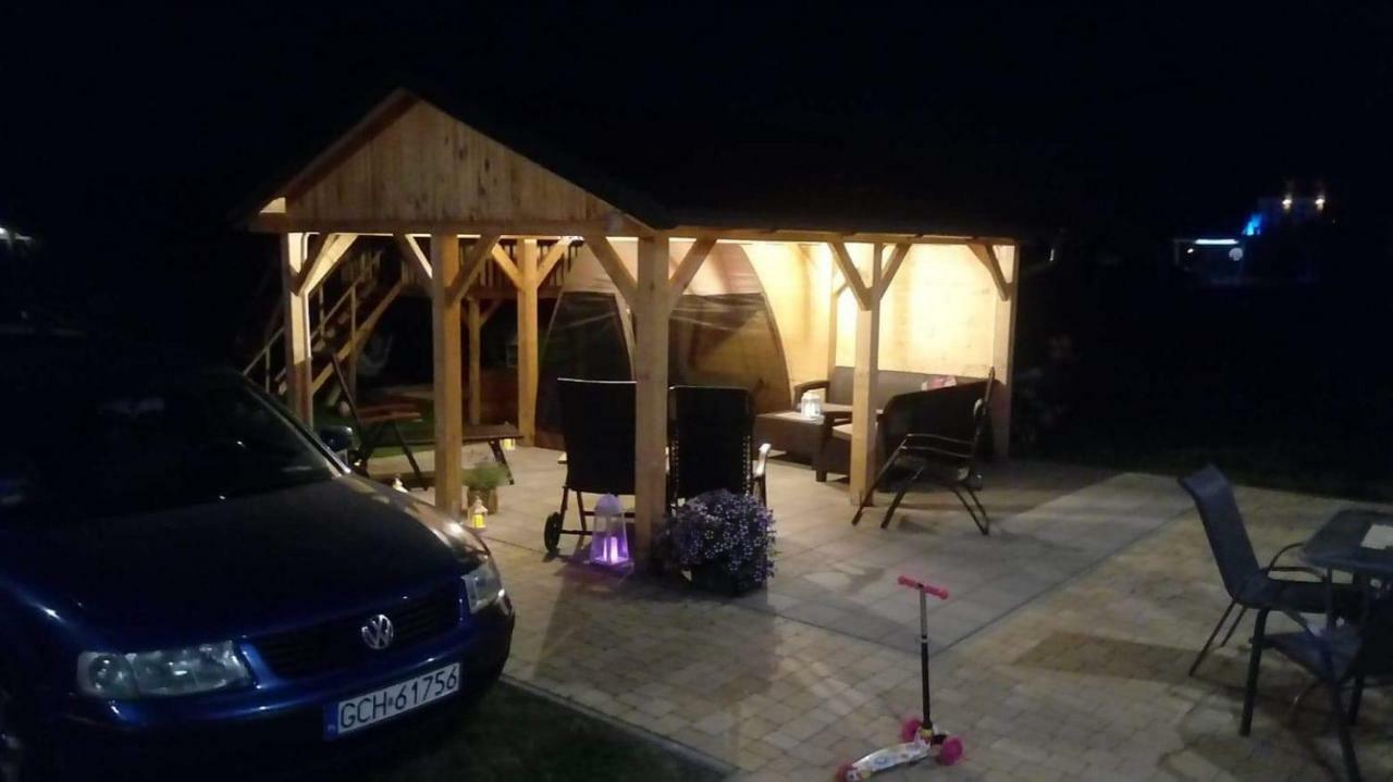 Domki Osada Kalinowa Leba Nowecin Sauna Łeba Exterior foto